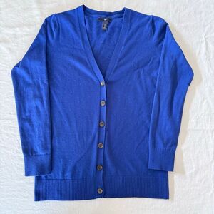 Gap | V-Neck Button Front Cardigan | Royal Blue | Women’s Size S